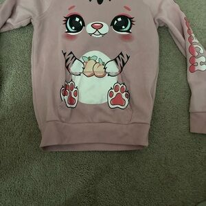 Cute Pink Kids Sweatshirt
